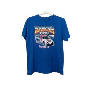 Nascar Racing Daytona 500 Race Graphic T-Shirt Unisex Size Large